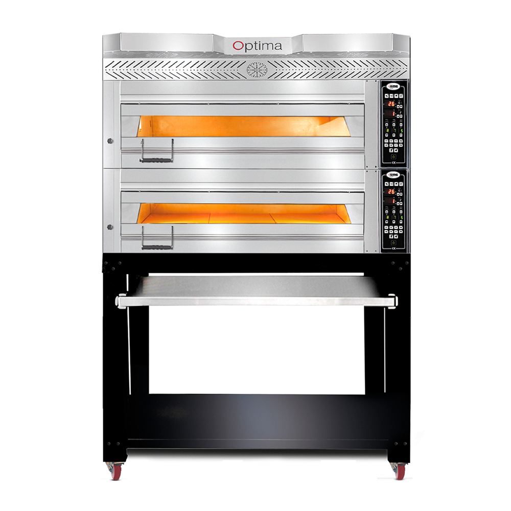 GMG Bäckereiofen Optima PB2T-84, für 2+2 Bleche á 800x400, inkl. Untergestell, 15,0KW/400V