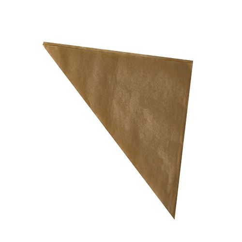 Spitztüten, Pergamentersatz, fettdicht, Füllinhalt 250 g, gefädelt, 23 x 23 x 32,5 cm braun, VPE= 1000 Stück (1x 1000)