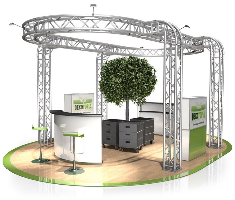 Messestand Traverse FD 34 - 6 x 4,5 m