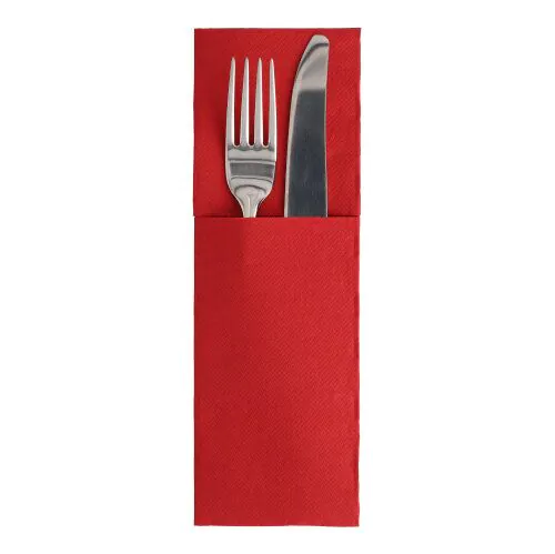 Bestecktaschen "ROYAL Collection" 48 x 30 cm bordeaux, VPE= 300 Stück (6x 50)