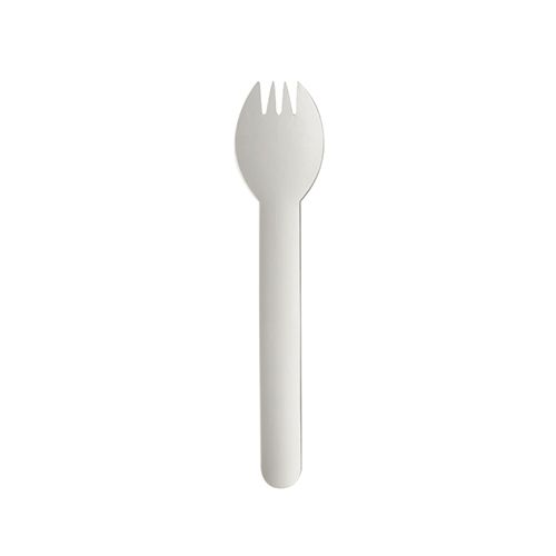 Göffel aus Papier "pure" 16 cm weiß, VPE= 1000 Stück (10x 100)