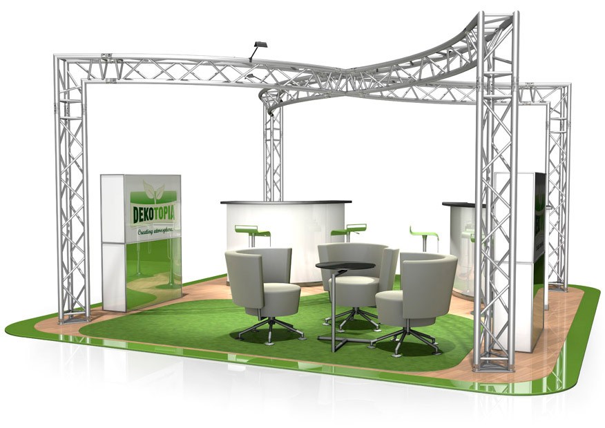 Messestand Traverse FD 33 - 6 x 6 m