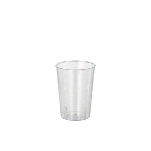 Schnapsbecher, PS 5 cl Ø 4,4 cm x 5,9 cm glasklar, VPE= 1600 Stück (40x40)