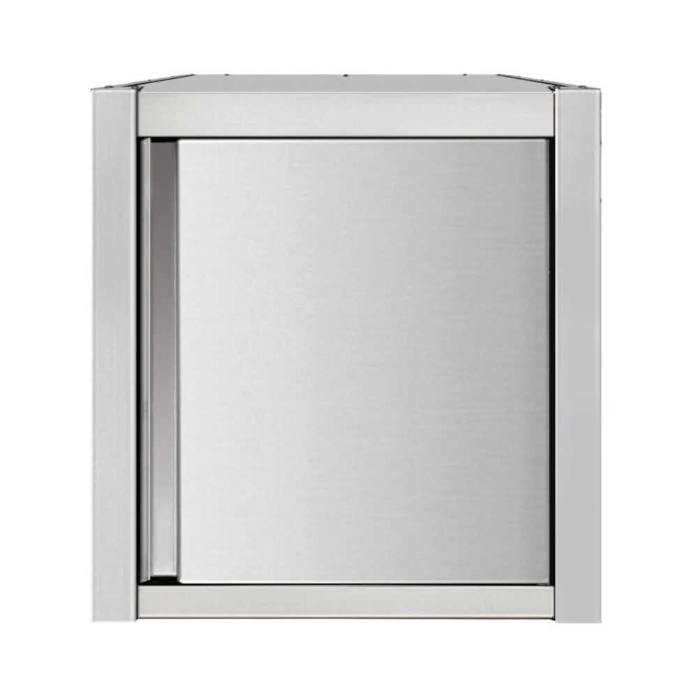 Skyrainbow Edelstahl Wandhängeschrank ECO, mit Flügel- / Schiebetüren, 650mm Bauhöhe