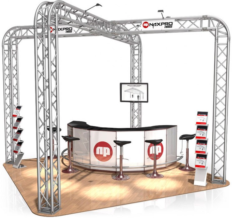 Messestand Traverse FD 34 - 6 x 6 m