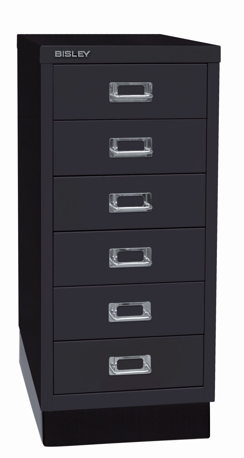 Bisley MultiDrawer™ 29er Serie mit Sockel - DIN A4 mit 6 Schubladen