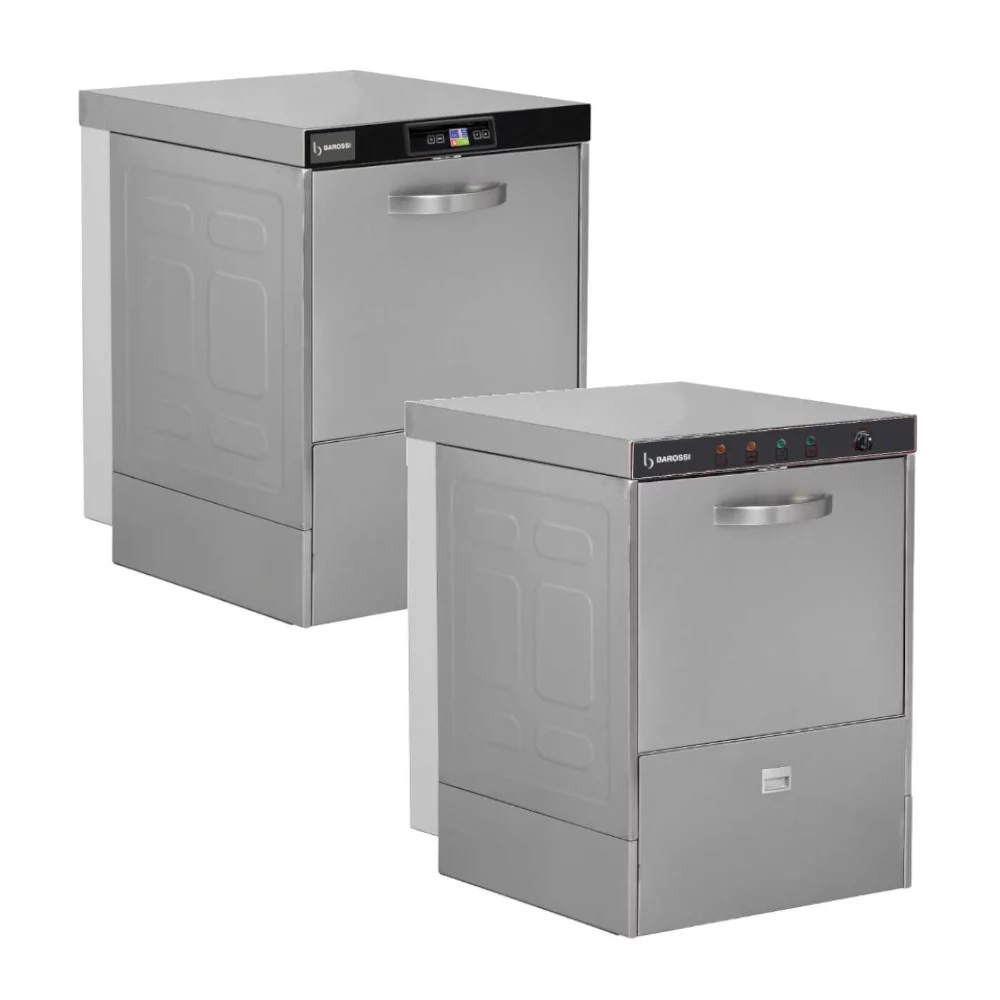 Barossi Geschirrspülmaschine 500x500, mit Reinigungsdosierer und Laugenpumpe 230-400V
