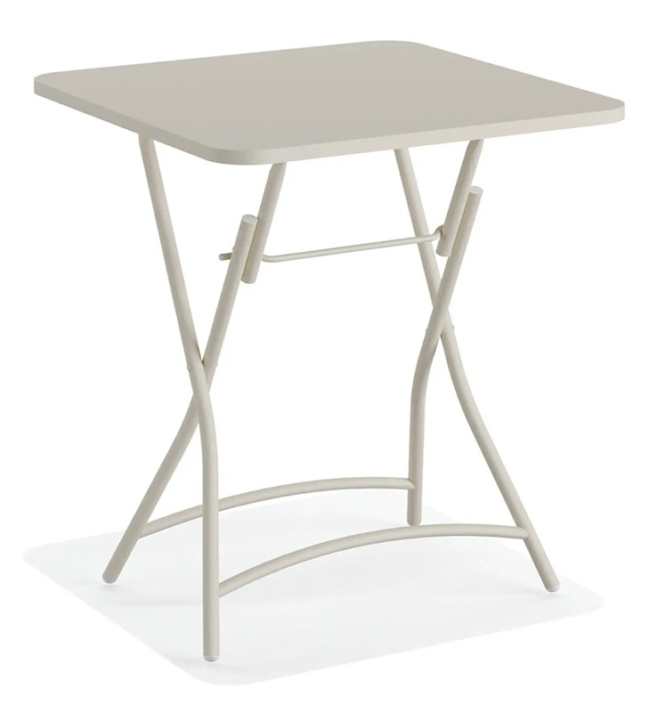 Breeze Bistro Klapptisch Metall – Beige