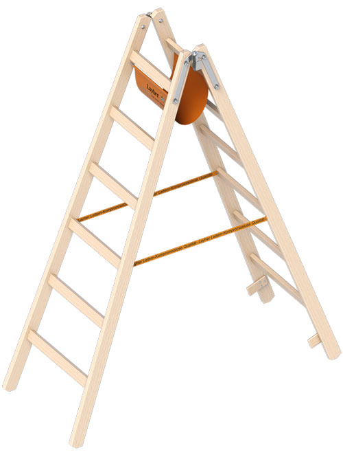 Holzstehleiter 1038