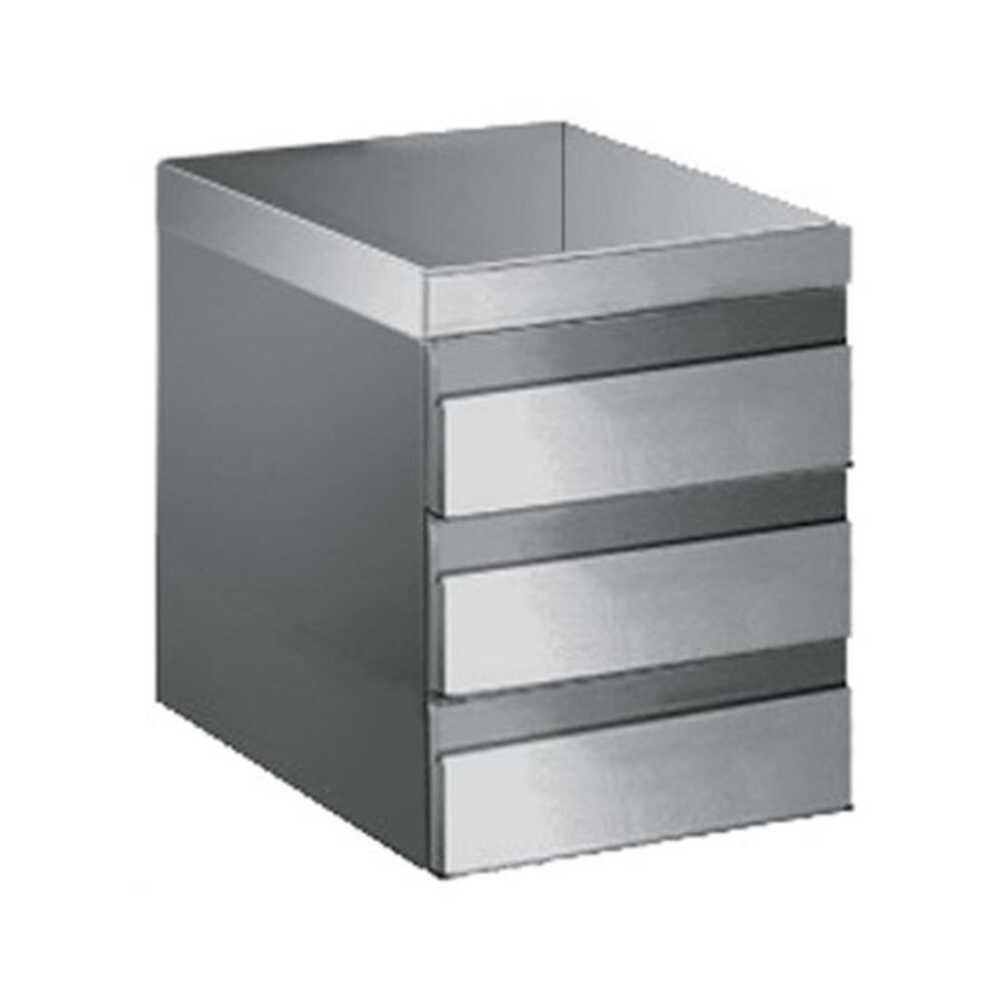 Schubladeblock für KBS Arbeitstische PRO, 3 Schubladen, 700 mm Bautiefe
