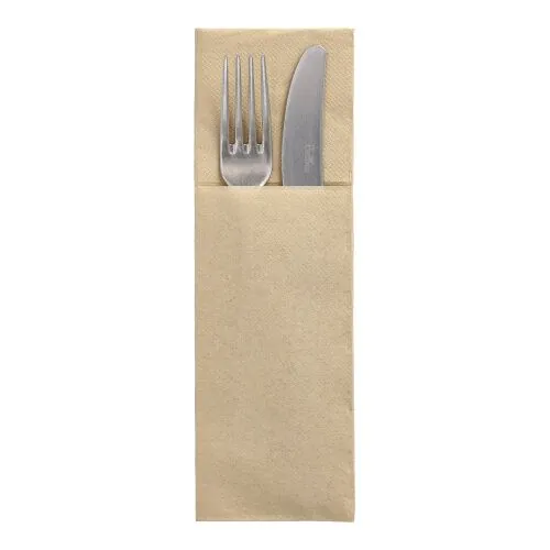 Bestecktaschen "DAILY Collection" 48 x 30 cm sand, VPE= 400 Stück (8x 50)