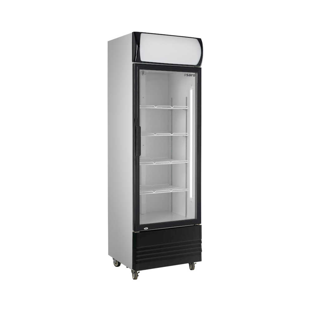 Saro Getränkekühlschrank mit Glastür und Display GTK 460, 455 Liter, +1/+10°C, 700 x 610 x 2079mm