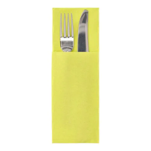 Bestecktaschen "DAILY Collection" 48 x 30 cm limonengrün, VPE= 400 Stück (8x 50)