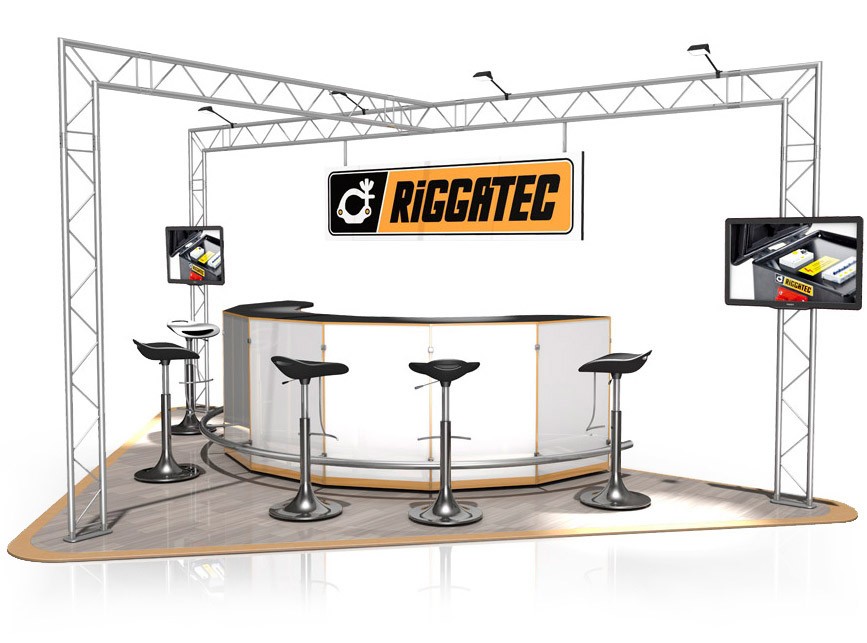 Messestand Traverse FD 22 - 5 x 3 m