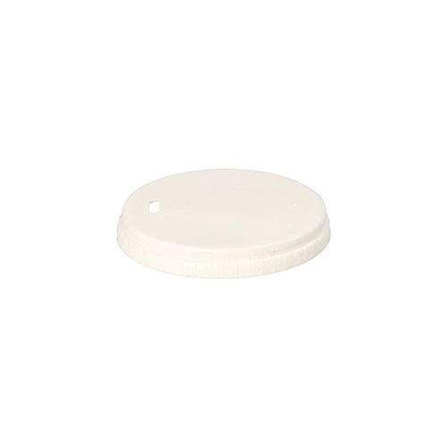 Deckel für Trinkbecher, Pappe Ø 8 cm weiß, VPE= 500 Stück (10x 50)