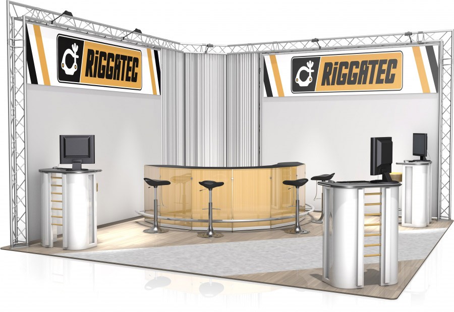 Messestand Traverse FD 23 - 4,7 x 4,7 m