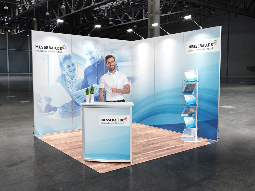 Octawall Messestand 3x3m Eckstand