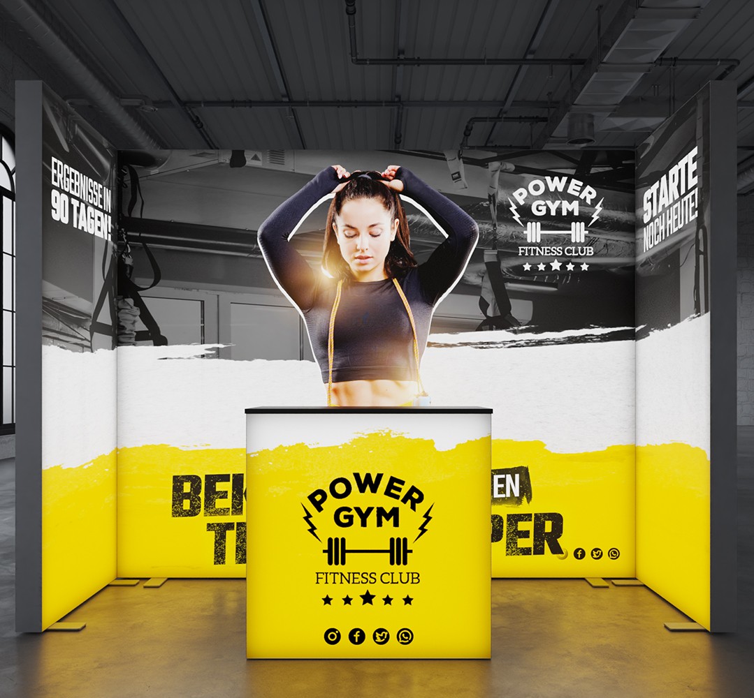 Werbung, Plakat, Person