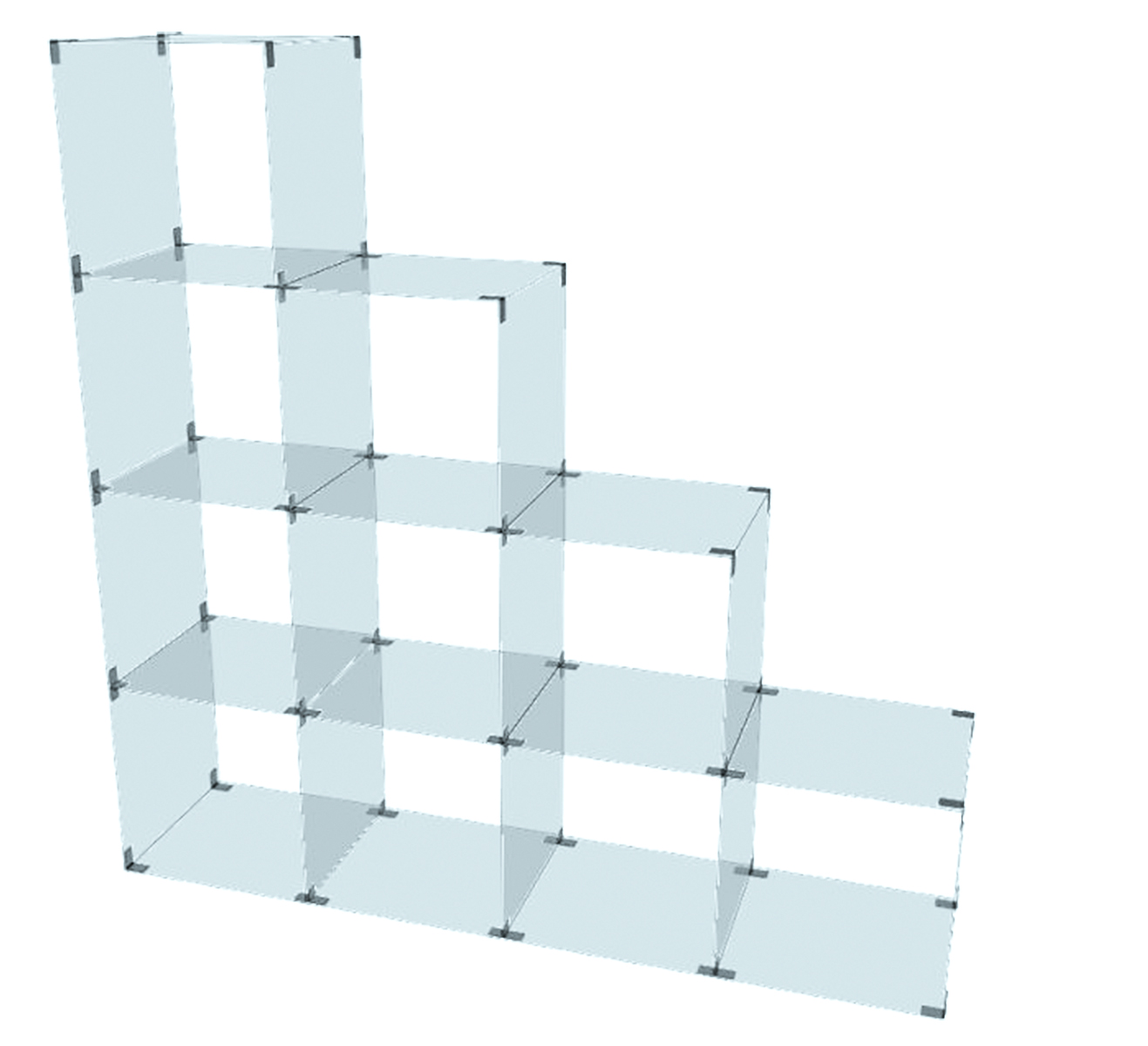 Steckvitrine Treppe
