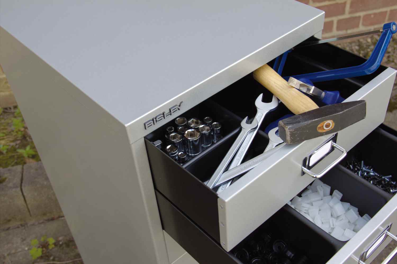 Bisley MultiDrawer™ 29er Serie mit Sockel - DIN A3 mit 10 Schubladen