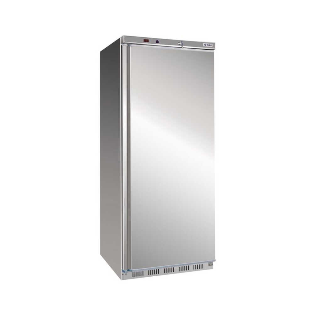 Gewerbe -Tiefkühlschrank KBS 602 TK CHR Edelstahl, stille Kühlung, 600 Liter