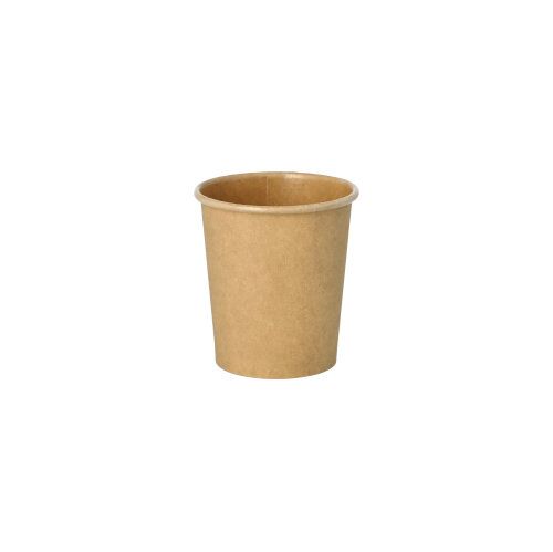 Portionsbecher aus Pappe 120 ml braun, VPE= 1000 Stück (20x 50)