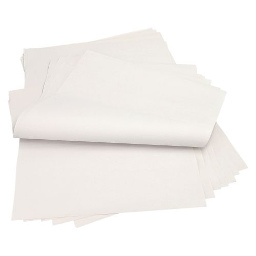 Einschlagpapiere, Cellulose 50 x 37,5 cm weiß 1/4 Bogen, VPE= 10 kg (10x 1)