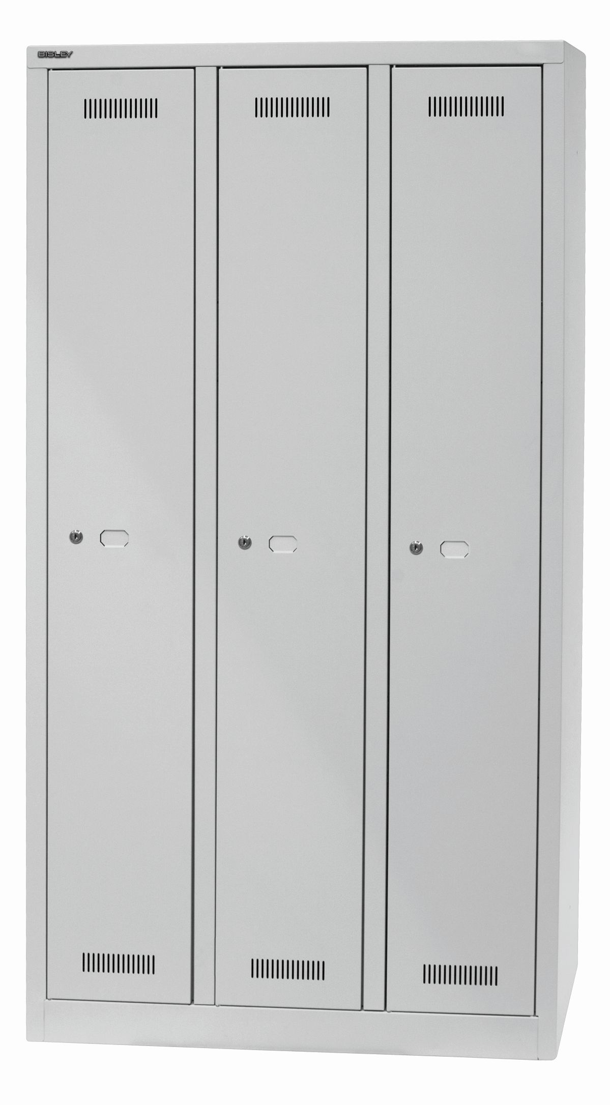 Bisley MonoBloc™ Garderobenschrank - 3 Abteile je 1 Fach