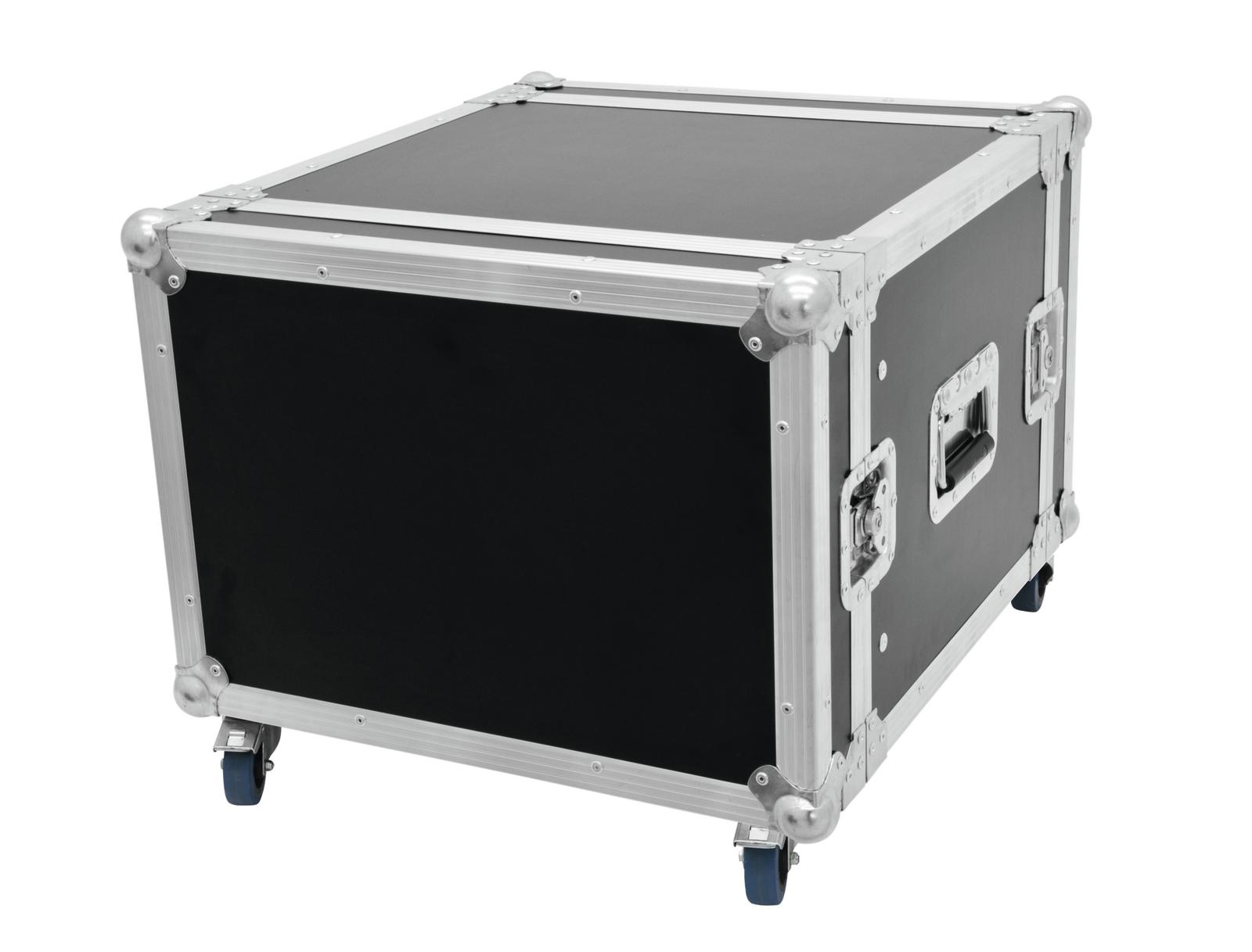 ROADINGER Rack Profi mit Rollen - 8HE - 45cm - Schwarz