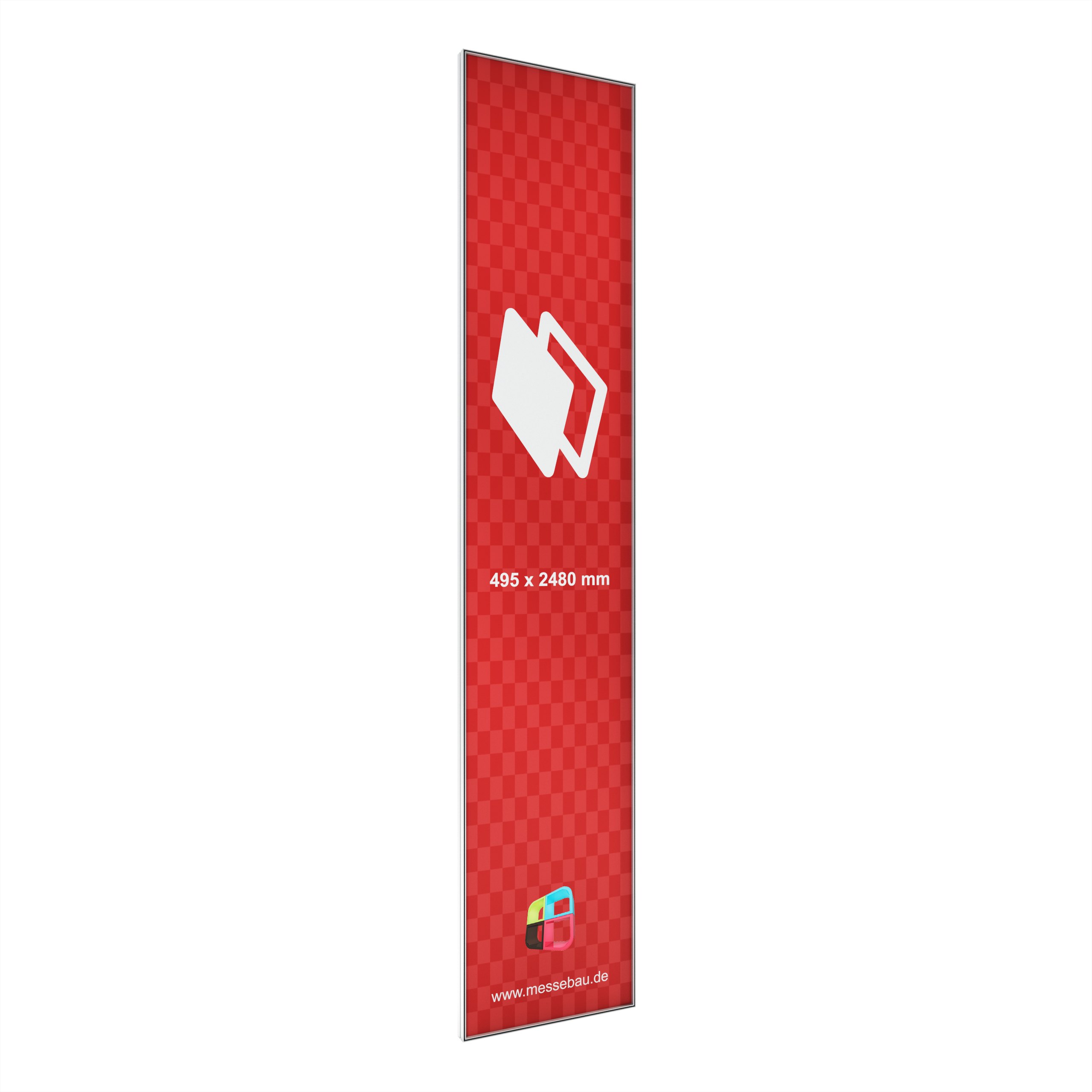 Paneelgrafik bedruckt für Octawall 495x2480mm