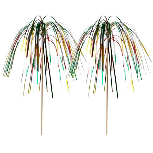 Eispalme 15,5 cm "Feuerwerk" multicolor, VPE= 1000 Stück (10x 100)
