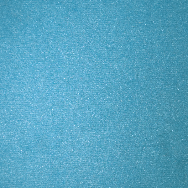 Velours Messeteppich Samt türkis 590