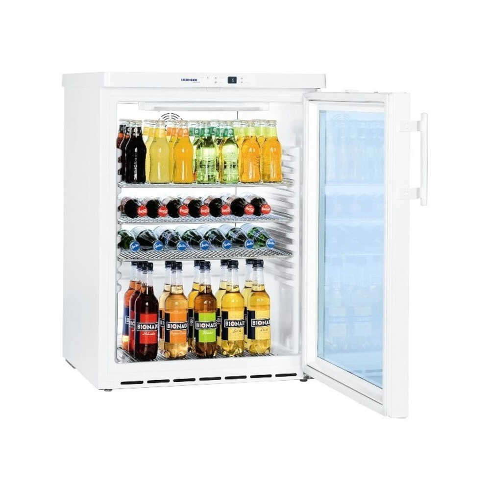 Liebherr Glastürkühlschrank unterbaufähig FKUv 1613, Umluftkühlung, 146 Liter