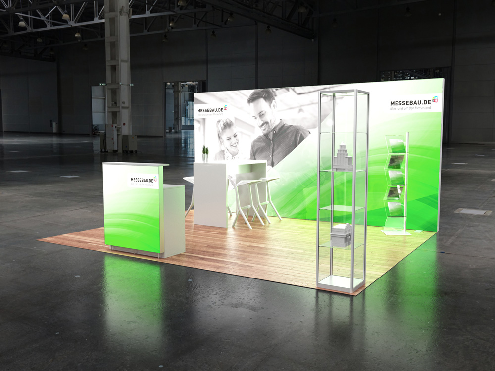 Octalumina LED Messestand - 5m Kopfstand