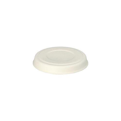 Deckel für Dressingschalen Zuckerrohr "pure" Ø 7,5 cm weiß, VPE= 500 Stück (10x 50)