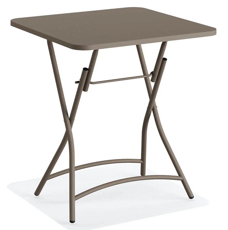 Breeze Bistro Klapptisch Metall – Cappuccino