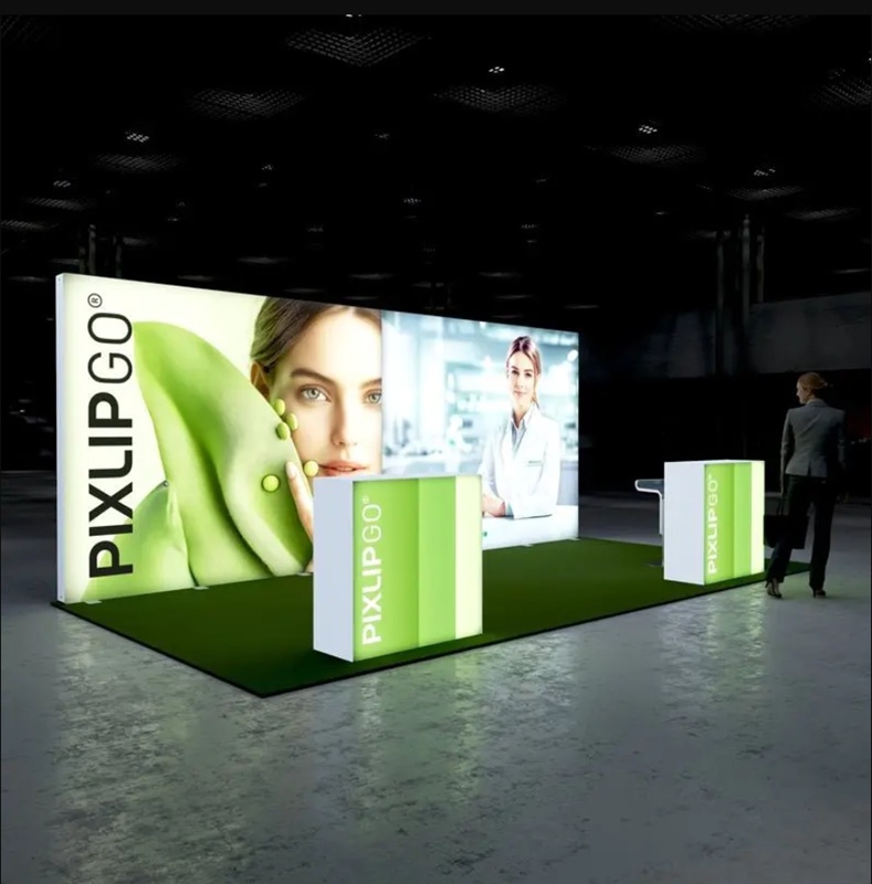 Werbung, Bildschirm, Überwachen, Person, Frau
