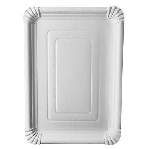 Pappteller eckig "pure" 24 x 33 cm, VPE= 250 Stück (2x 125)