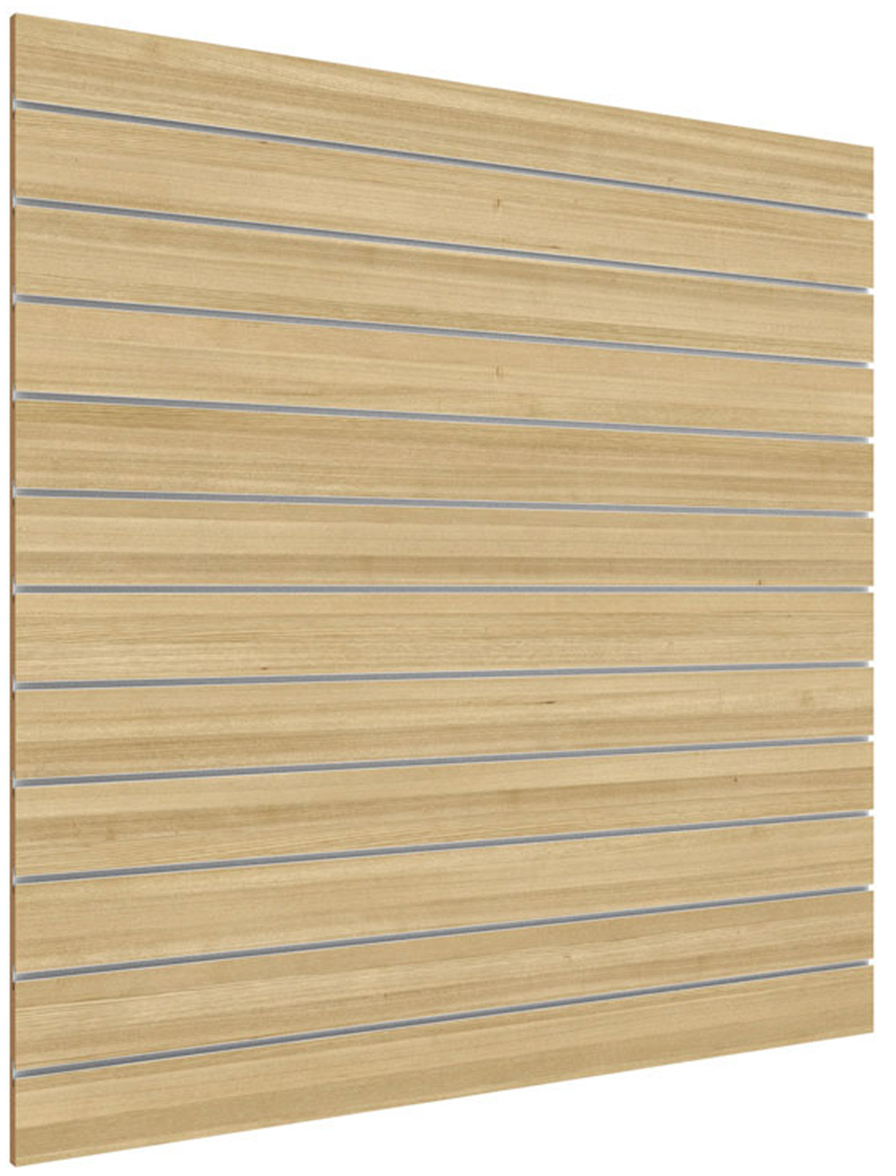 SPACEWALL® light Lamellenwand Comina Ash inkl. Alu-Schienen