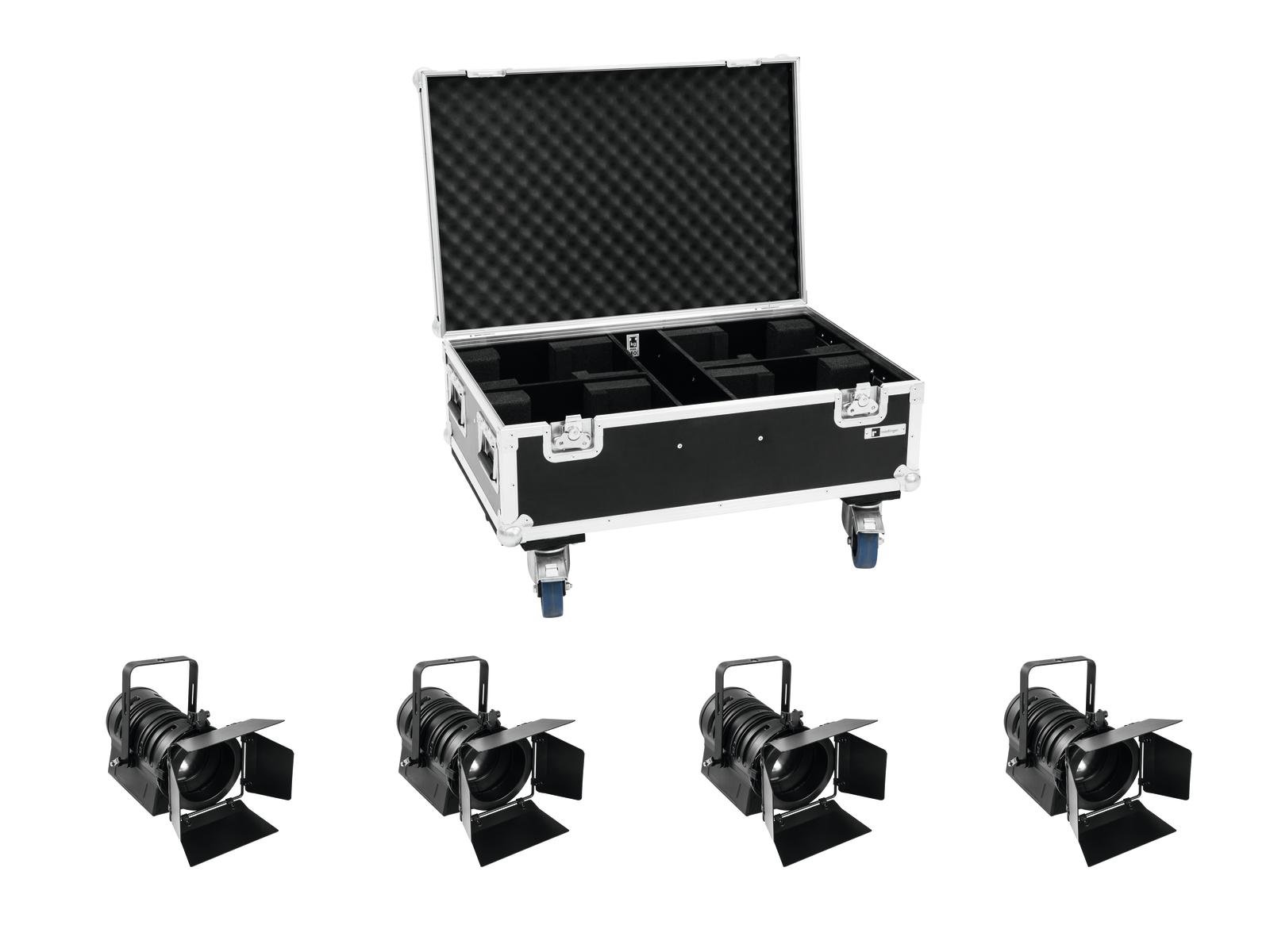 EUROLITE Set 4x LED THA-40PC + Case