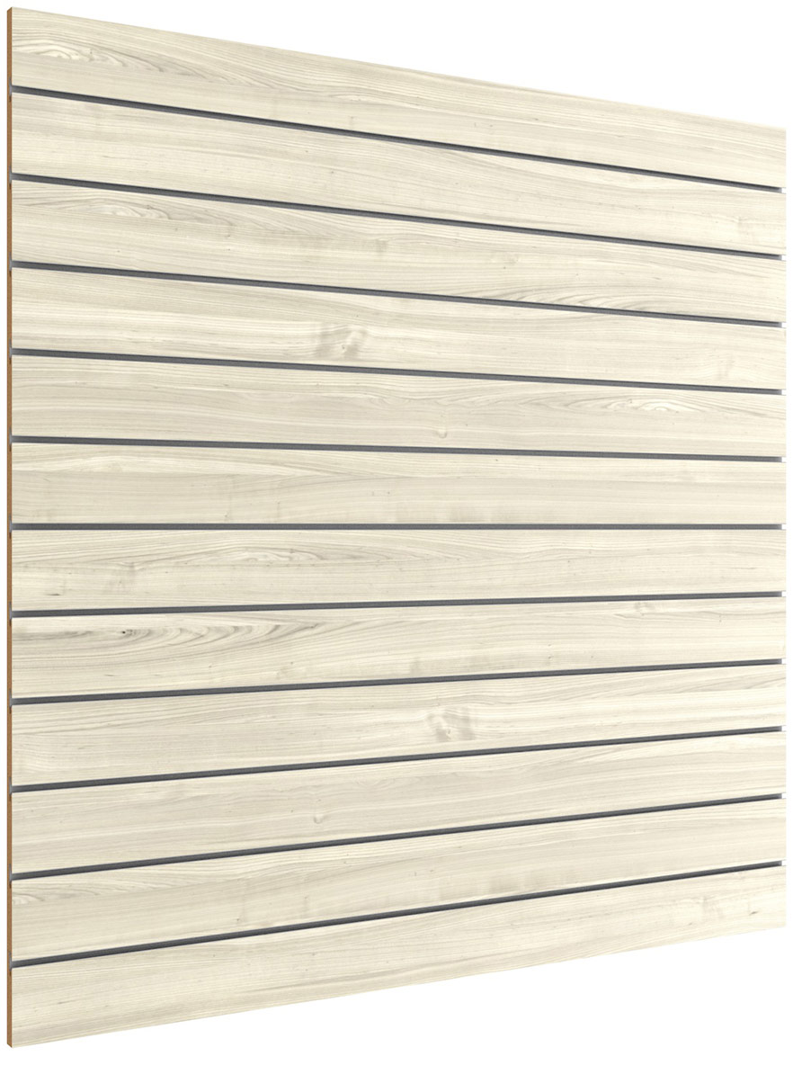 SPACEWALL® light Lamellenwand Andersen Pinie inkl. Alu-Schienen