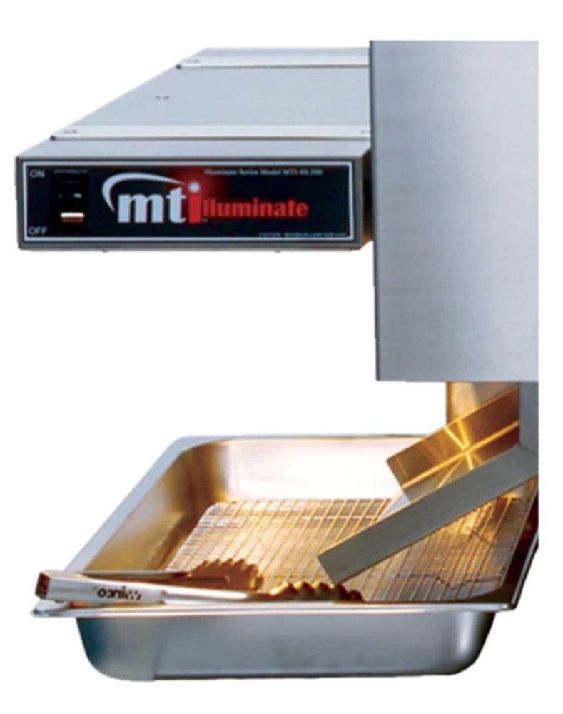 HATCO Wärmelampe für MTI – Fritteusen, Anbau links