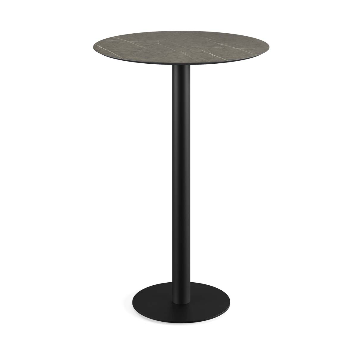 Urban Stehtisch HPL Ø 70 cm - Gestell Schwarz 