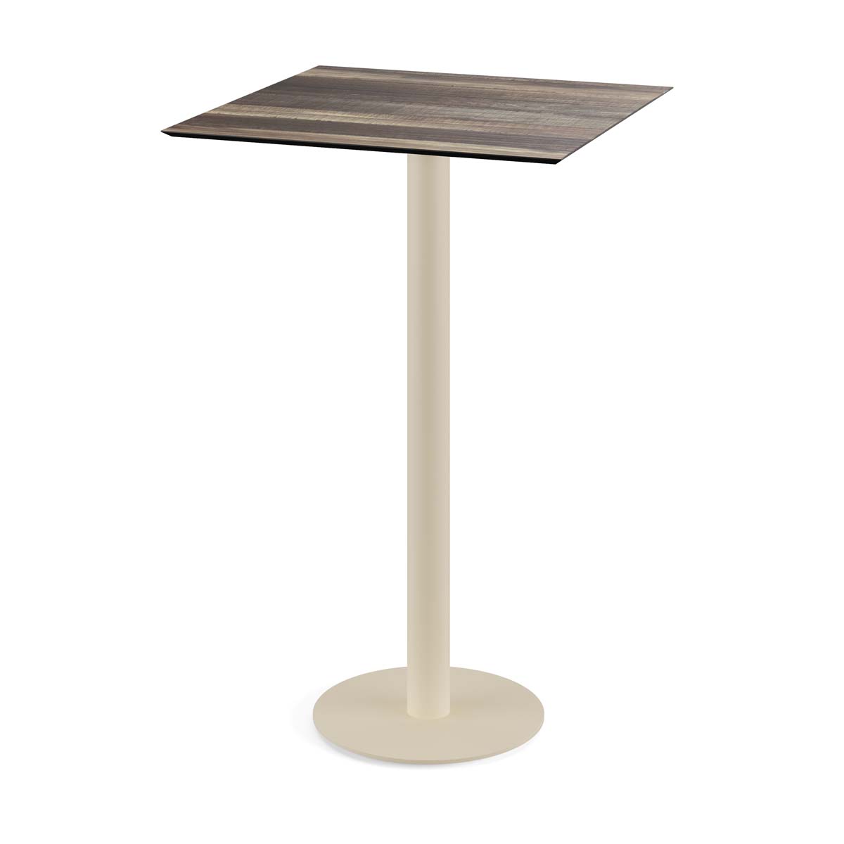 Urban Stehtisch HPL 70x70 cm - Gestell Sand