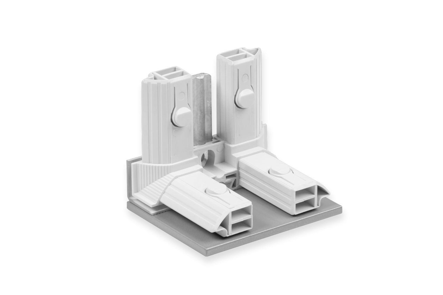 Eckverbinder unten für PMP Lightboxen und Messestände 