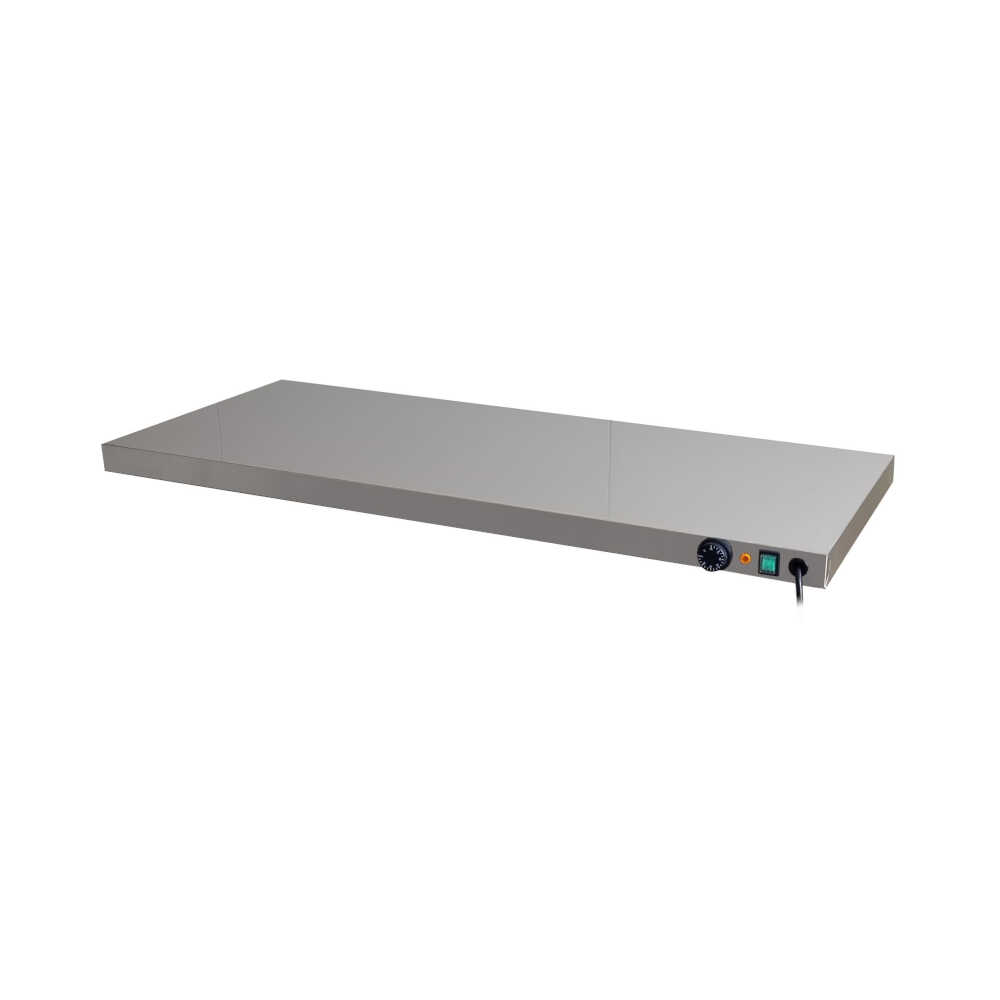 Saro Warmhalteplatte 4x GN 1/1, Edelstahl, 1320 x 530 x 60 mm, 230V