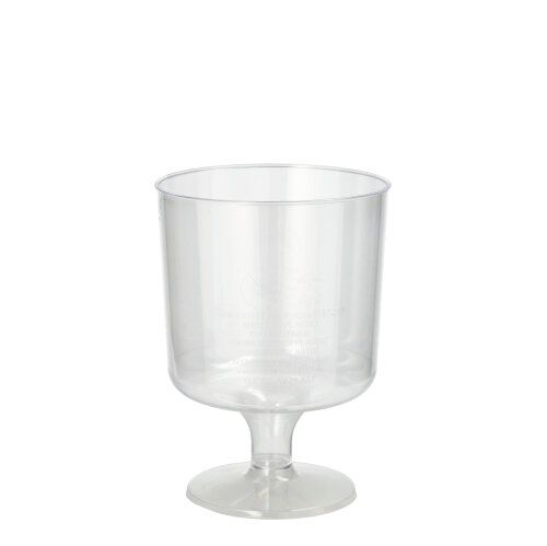 Einweg-Weingläser für Rotwein, PS 0,2 l Ø 7,2 cm x 10 cm glasklar einteilig, VPE= 60 Stück (6x 10)