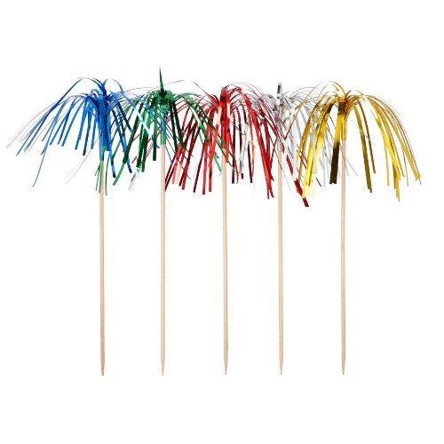 Cocktail-Palme 15,5 cm "Feuerwerk", VPE= 240 Stück (24x 10)