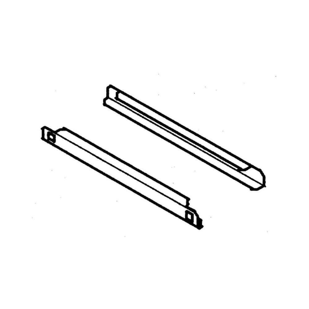 Auflageschiene für KBS Edelstahlkühlschrank KU 1453 und TKU 1453, 1 Stück