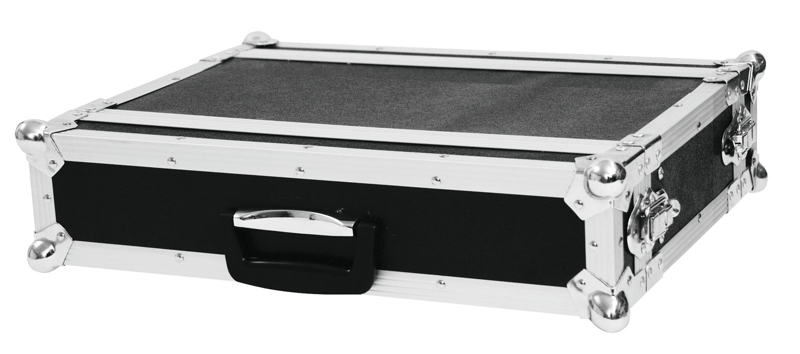 ROADINGER Effektrack CO DD - 2HE - 24cm tief - Schwarz